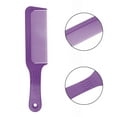 thumbnail image 3 of Unique Bargains 1pc Women Durable Wave Stripe Hair Comb for Curly Thick Straight Wavy Hair ABS Purple, 3 of 3
