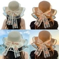 thumbnail image 2 of Yokua Summer Hat Handmade for Dress-up Casual Wear Party Elegant Straw Hat, 2 of 21