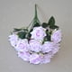 thumbnail image 3 of Billuyoard Ramo de rosas artificiales de 12 cabezas, flor de simulación, decoración falsa para fiesta de boda, rosa Flores artificiales púrpura, 3 of 6