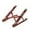 Red Brown, variant on Foldable Laptop Stand Laptop Riser Holder 8 Height Adjustable Anti Slip Wooden Computer Tablet Stand Notebook Stand for Desk Work Desktop Dark Brown