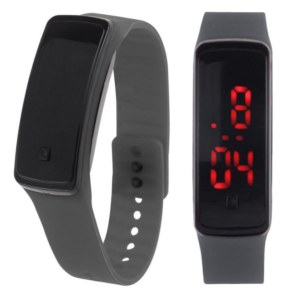 led silicone watch