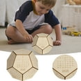 2025 Wood Desk Calendar, Dodecahedron Cube Calendar, Cool Christmas Gifts Ideas for Employees