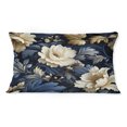 thumbnail image 3 of Designart "Splendid Victorian Damask VI" Floral Printed Throw Pillow, 3 of 5