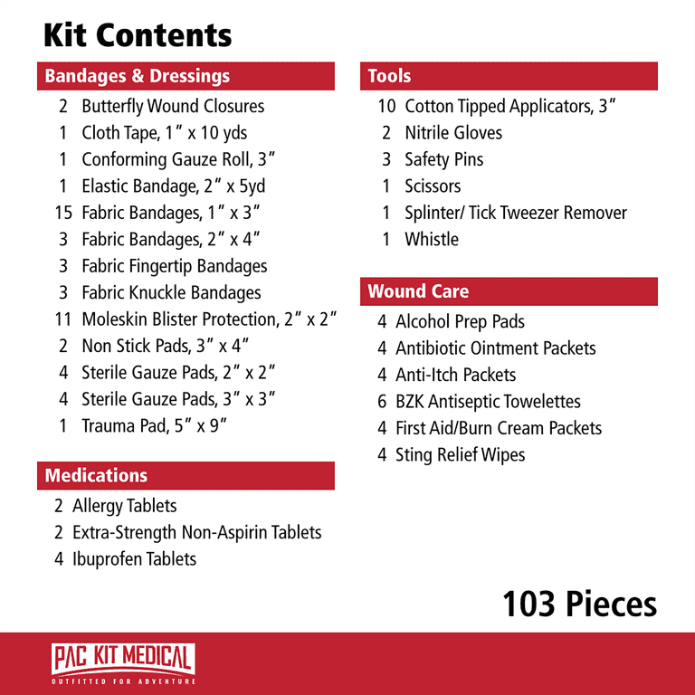 First Aid Only Pac-Kit 103-Piece Watertight Explorer Kit photo 4