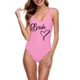 thumbnail image 2 of MKLEKYY Traje De Baño Mujer Women Fashion Letter Print Piece Swimsuit Sexy Bikini Swimwear Bathing Sleeveless Backless Swimsuit 1509, 2 of 4