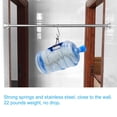 thumbnail image 2 of TEECK Shower Curtain Rod, 50-91 Inch Adjustable Tension Spring, Shower Curtain Rod Tension, Premium 304 Stainless Steel, Anti-Slip, No Driling, No Rust, for Bathroom,Silver,Easy to, 2 of 4