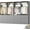 Gray, variant on Aheaplus 4-Piece 96" Heavy Duty Walk-in Closet System - 12 Wood Drawers, 4 Hanging Rods, 4 Shelves, White (96"L x 15"W x 80"H)