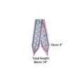 thumbnail image 2 of Cinta para el cabello elegante y delgada INSPIRE CHIC para mujeres, bufanda para el bolso, bufanda para el cuello, con puntos azules, 2 of 5