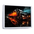 thumbnail image 2 of Designart "Truck 53Ft Translucent flow II" Transportation Floater Framed Canvas Print, 2 of 7