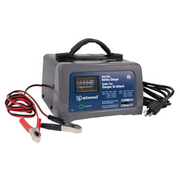 Stanley 201870 Caricabatteria, Microprocessore Intelligente, 4 A, 6 V-12 V, Presa EU