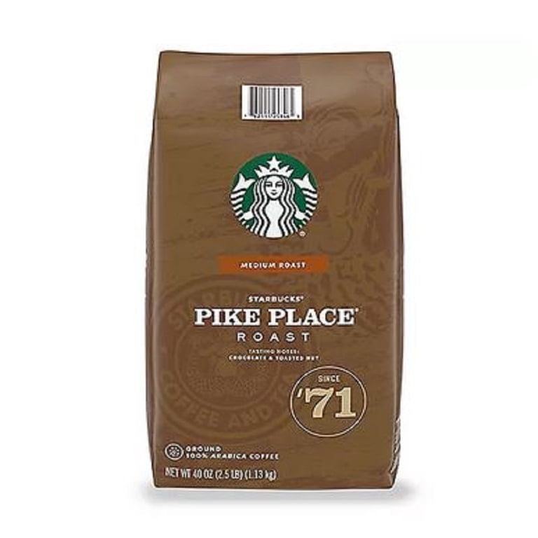 Starbucks Pike Place Medium Roast Ground Coffee 40 oz - Walmart.com