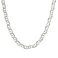 thumbnail image 2 of Sterling Silver Solid Classic Mariner Chain Silver 100 4mm-18, 2 of 3