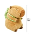 thumbnail image 3 of HUASHENG Peluche Mignon Capybara Animal en Peluche Doux Marron Capybara pour Garçons et Filles, 3 of 5