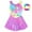 Purple unicorn, variant on 3-12Y Sleeveless Gymnastics Ballet Leotard with Skirt for Girls Sequin Unicorn Dance Dresses Yoga Sports