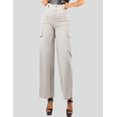 thumbnail image 1 of Pantalón Cargo Mujer Wide Legs Pantalones Anchos Mom Jeans, 1 of 5