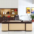 thumbnail image 3 of Executive Storage Workstation Desktop Meeting Reception Office Desks Corner Console Scrivanie Per Ufficio Luxury Furniture My Lux Decor Round, 3 of 6