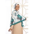 thumbnail image 2 of Estabraq Lady Women Handmade Printed Chiffon Scarf (Hijab) with Digital Prints, 2 of 3
