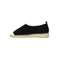 thumbnail image 3 of Women Vegan Suede Cap Toe dOrsay Espadrille Flat 18292, 3 of 6