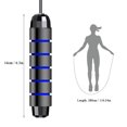 thumbnail image 2 of Tignapoo Adjustable Jump Rope Set (Black & Green Striped) - Perfect for Fitness and Training, Comfortable Grip with Anti-Dust Bearings for Smooth Skipping, Ideal for Workouts and Fun Activities, 2 of 6