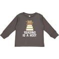 thumbnail image 3 of Inktastic Reading Is A Hoot Librarian Gift Girls Long Sleeve Toddler T-Shirt, 3 of 5