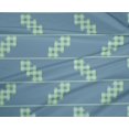 thumbnail image 4 of oneOone Polyester Lycra Fabric Stripe & Check Kasuri Printed Fabric 1 Yard 56 Inch Wide, 4 of 4