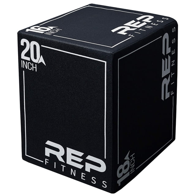 Saltador de espuma Soft Plyo Box REP 3 en 1 con altura ajustable