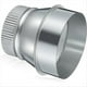 thumbnail image 1 of Reductor de Conducto de 5 A 4 Pulgadas, Adaptador de Conducto de Aire de Acero Galvanizado, Conector de Tubería Engarzada Redonda, Acoplamiento de Conexión., 1 of 6