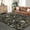 Dark green tone, variant on Traditional Area Rug 10'x13' Foldable Indoor Washable Rug Thin Retro Accent Floral Non-Slip Carpet Mat (Dark Blue)