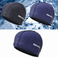 thumbnail image 2 of Men's Adjustable Summer Waterproof Quick-dry Swimming Caps Nylon Elasticity Flexible Durable Adult Male Swimming Hat, 2 of 8