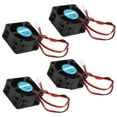 thumbnail image 2 of 3D Printer Accessories, Low Consumption Low Noise 4Pcs 3D Printer 2.4W Cooling Fan, DIY For Electric Device PC 3D Printer, 2 of 8