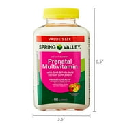 Spring Valley Prenatal Adult Gummy Supplement Value Size, 190 Count