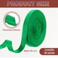 thumbnail image 2 of Correa de cinta de nailon, 20 metros x 1.6 cm de cinta plana de polipropileno para reparar manualidades (Verde), 2 of 7