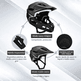 thumbnail image 4 of Casco Integral Mtb Montaña Desmontable+ Gafas Ce/sgs Xtellar Turquesa Ajustable, 4 of 4