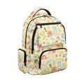 thumbnail image 6 of CHAQLIN Watercolor Tropical Beach Elements Pattern School Bag with Water Resistant Lightweight Backpack, Large Capacity 17 Inch Cartoon School Bag for Back to School Elementary Middle School, 6 of 6