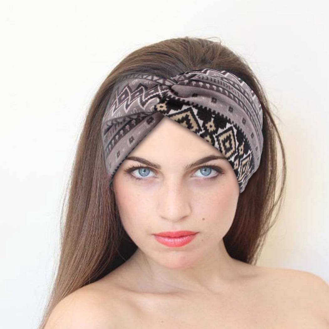 Bandeau Turban Croisé Coton - Rouge Violet, élastique, Serre-tête, Fabriqué En France
