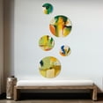 thumbnail image 3 of Designart "Spanish Moss Soulscape I" Abstract Painting Metal Wall Art Set of 5 Piece, 3 of 5