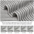 thumbnail image 1 of 9x12 Large Washable Area Rug – Non-Slip Modern Stripe Floor Carpet, Low Pile Non-Shedding Velvet Soft Rug, Foldable Printed Rug for Living Room, Bedroom, Dining Room, Office – Gray Tones, 1 of 9