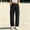 Black women cargo pants elastic waist a1, variant on BRELIL Women's Cargo Pants Elastic Waist with Pockets Casual Loose Long Trousers Streetwear Activewear Party Outfits, Beige L