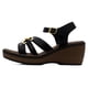 thumbnail image 2 of Sandalias para Mujer Zmexico 1422 negro 23.5, 2 of 6