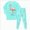 D278-Mint Green, variant on 6-7 Years Child Girl Clothes Set Crewneck Sweatshirt Long Sleeve Sweater Pocket Pants Fall Outfits 6-12 Months 12-24 Months 2T 3T 4T 5T 6T 7T Girl, Outfit