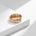 thumbnail image 3 of ORUYROP 6mm/8mm Titanium Steel Black/Silver/Gold Fidget Ring Engraved Small Cross Stainless Steel Spinner Rings Stress Relieving Anxiety Ring Engagement Wedding Promise Band for Women Men Boys, 3 of 3