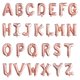 thumbnail image 5 of Globos con letras de oro rosa, decoraciones para fiestas de cumpleaños y aniversarios, decoración para bodas, globos con alfabeto, suministros para baby shower y juguetes para niños, 5 of 5