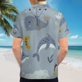 thumbnail image 6 of High Quality Hawaiian Shirts for Men Short Sleeve Aloha Beach Shirt Floral Summer Casual Button Down Shirts Blouses GXKHPJ, 6 of 7