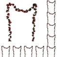 thumbnail image 3 of Injueey Las enredaderas de flores simuladas fáciles de administrar para bodas y artículos festivos son fáciles de usar, grandes, rojas, 45 Gran rojo 45 rosas 10piezas, 3 of 3