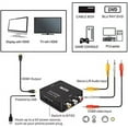 thumbnail image 2 of AV to HDMI Converter,AV to HDMI Converter, 1080P Mini Composite CVBS AV to HDMI Video Audio Converter Supporting PAL/NTSC for PC Laptop Xbox Wii PS2 PS3 TV STB VHS VCR Camera DVD, 2 of 3