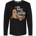 thumbnail image 3 of Inktastic I Just Really Like Sea Lions Ok Long Sleeve T-Shirt, 3 of 5