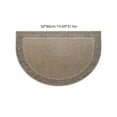 thumbnail image 4 of Jiaeri Khaki Non-Slip Semi-Circle Door Mat,Textured Absorbent Entryway Rug,Durable Front Door Carpet for Home,Anti-Slide Indoor Floor Protector,Washable Entrance Rug, 4 of 8
