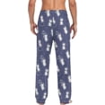 thumbnail image 2 of GZHJMY Penguin Pajama Pants for Men, Lounge Pants Lightweight Men Pajama Bottoms with Drawstring Pockets, Christmas New Year Birthday Gifts, X-Large, 2 of 6