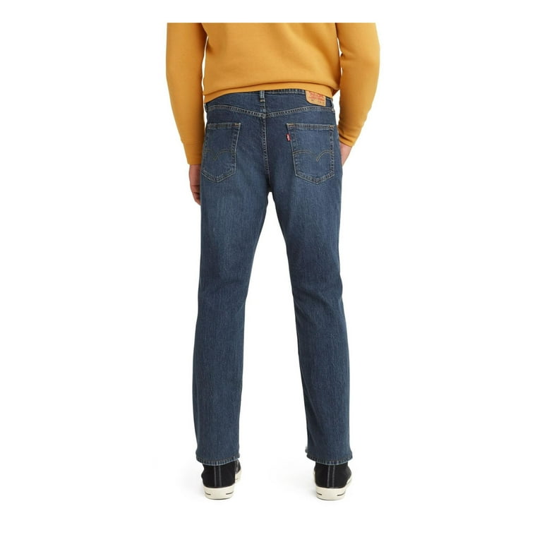 LEVI STRAUSS CO Mens Blue Stretch Tapered Athletic Fit Denim Jeans W48 L30 Walmart