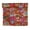 Brown, variant on Indian Handmade Fruit Print Cotton Kantha Quilt , Village Gudri Size (Twin Size - 60" x 90")